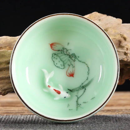 Theewaar voor thee drinken in Japanse stijl