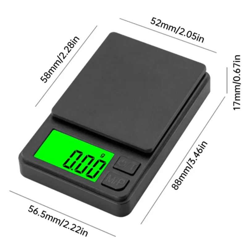 Elektronische weegschaal met strak design