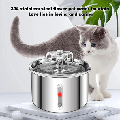 Katten drinkfontein met licht – Zichtbaar in het donker