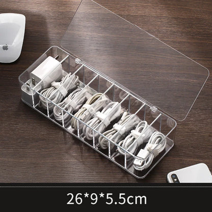 Desk organizer met oplaadstation – Voor telefoon en gadgets