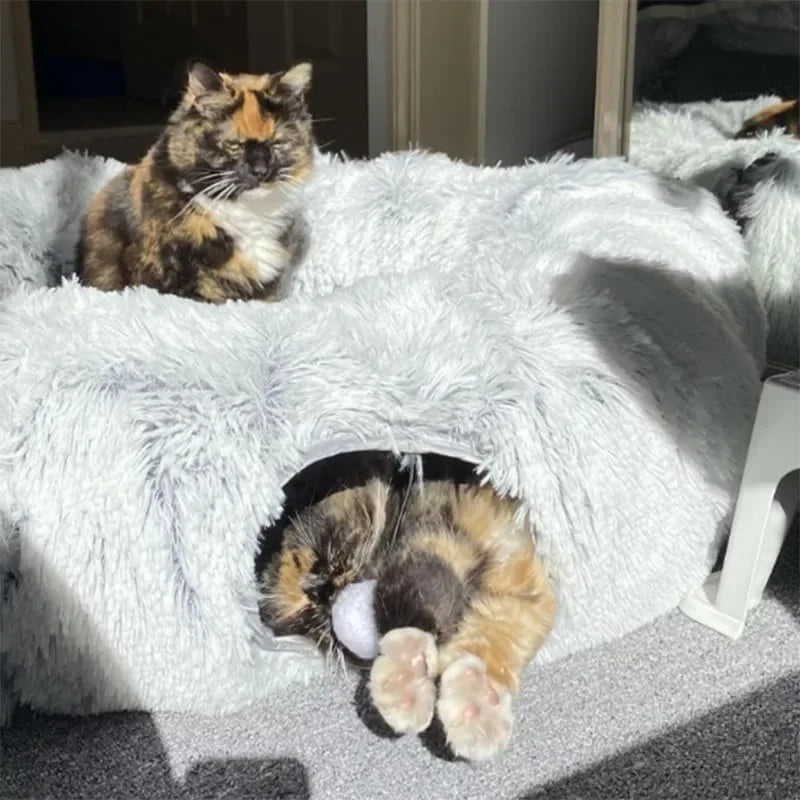 Kattenmand met zachte fleecevoering – Warm en gezellig