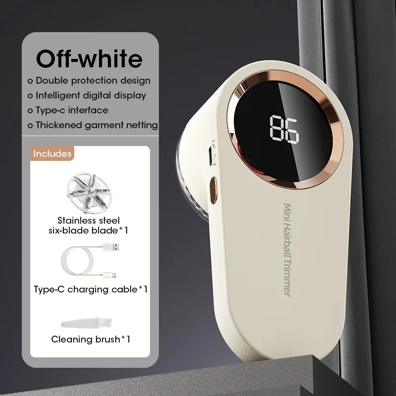 Handzame pluizentondeuse met batterij