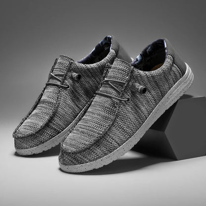 Luchtige heren schoenen met geweven details