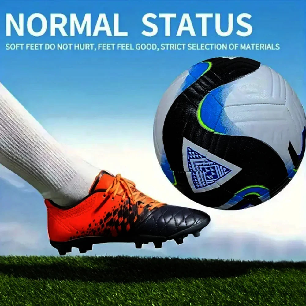 Straatvoetbal in moderne kleuren en design