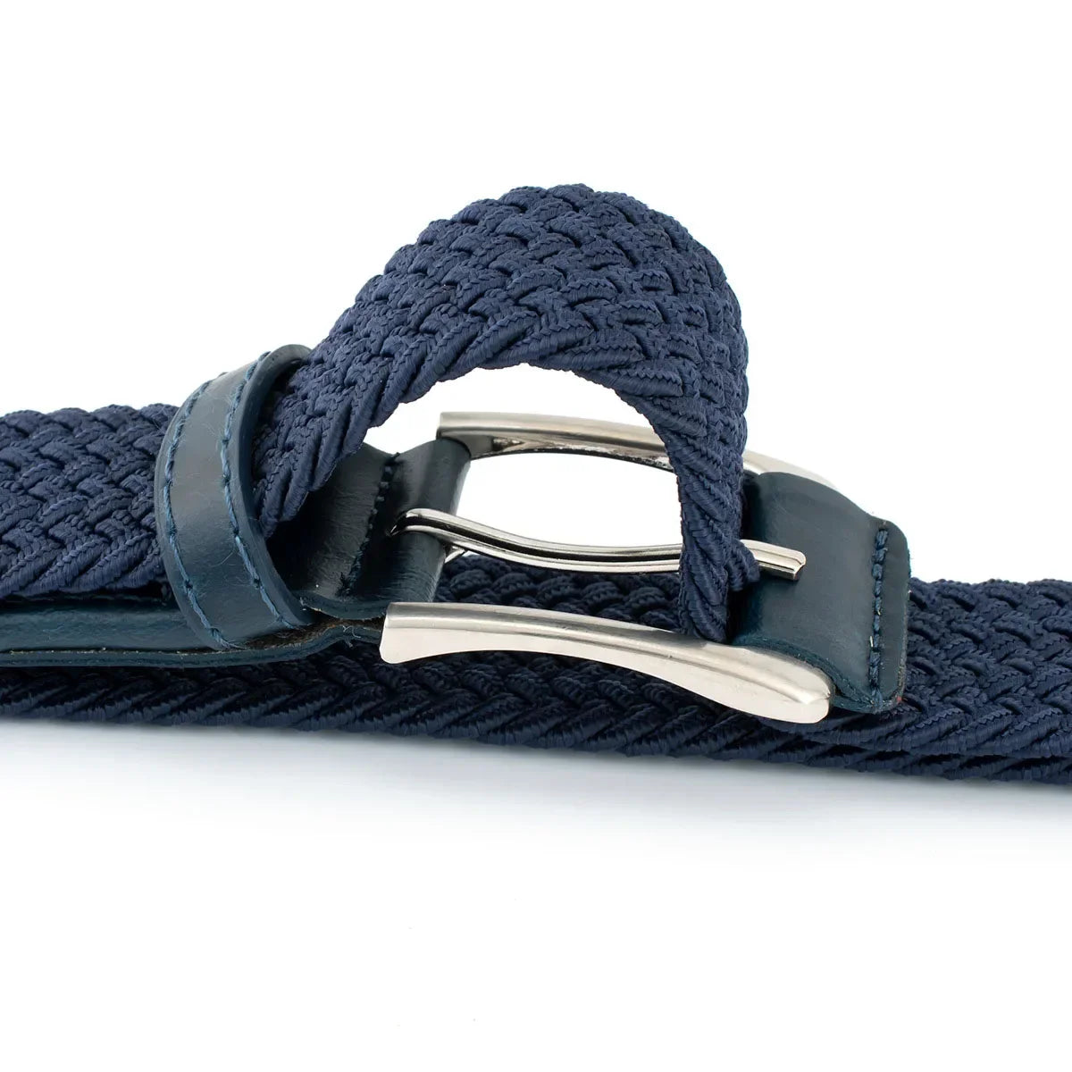 Herenriemen met decoratieve stiksels