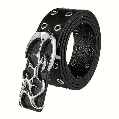 Smalle riem in lak met speelse glans