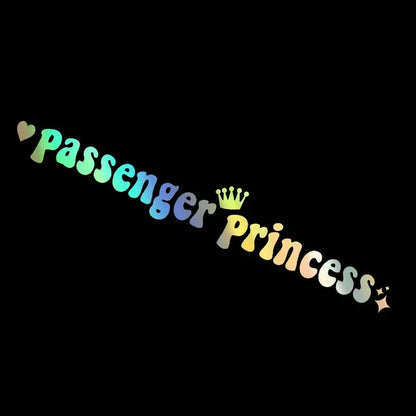 Auto stickers - Passenger Princess ontwerp voor een speels interieur