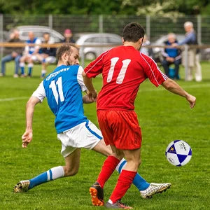 Voetbal voor dagelijks gebruik op het plein
