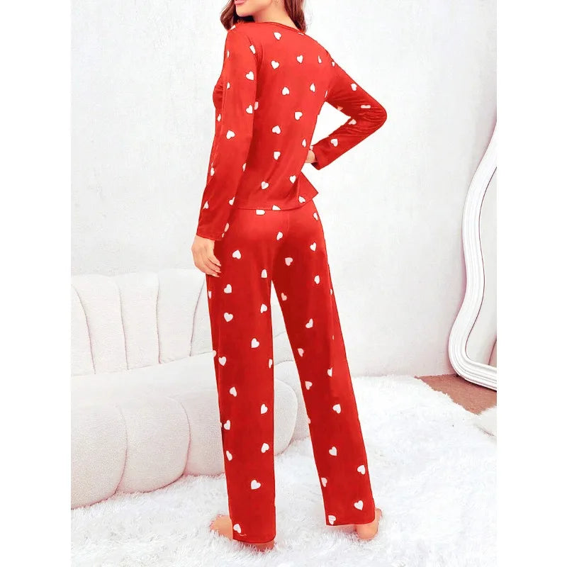 Dames pyjama Zeeman met schattige motieven