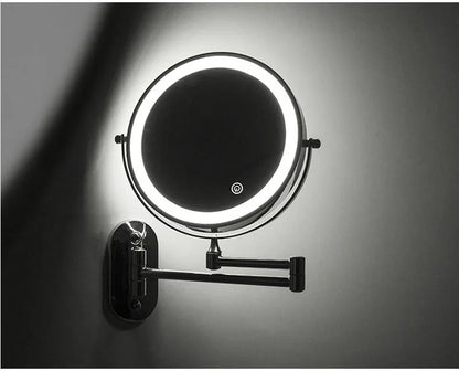 Ronde wandspiegel met verlichting – Trendy en minimalistisch