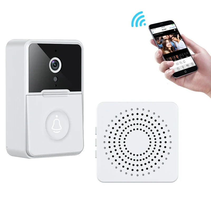 Video deurbel met bewegingsdetectie en geluid – Volledige bewaking