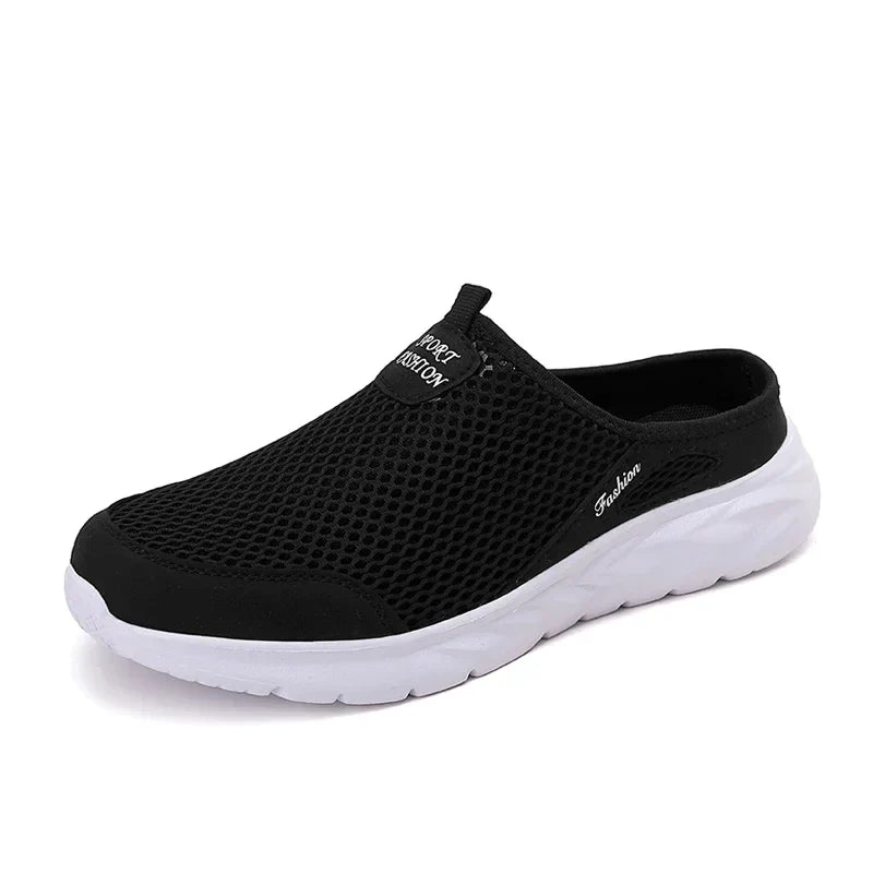 Zomerse heren schoenen van ademend canvas