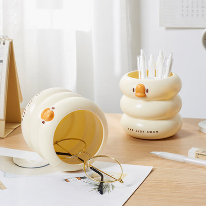 Draadloze oplader met geïntegreerde desk organizer