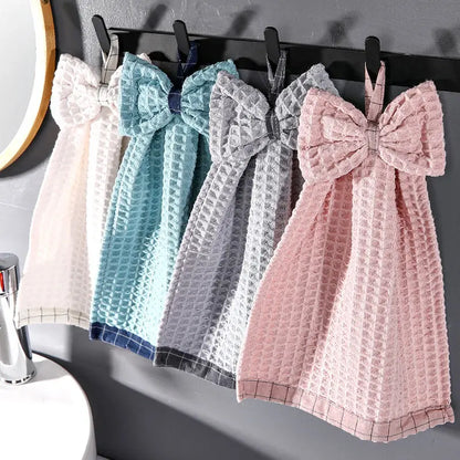 Washandjes met ophanglus – Gemakkelijk op te bergen
