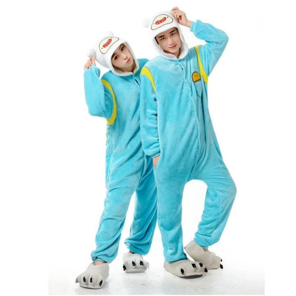 Onesie man met fleece – Warme en zachte stof