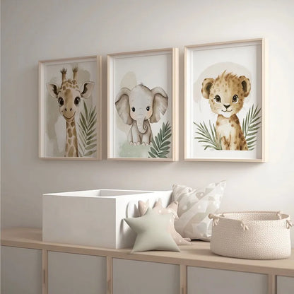Abstracte poster in neutrale kleuren