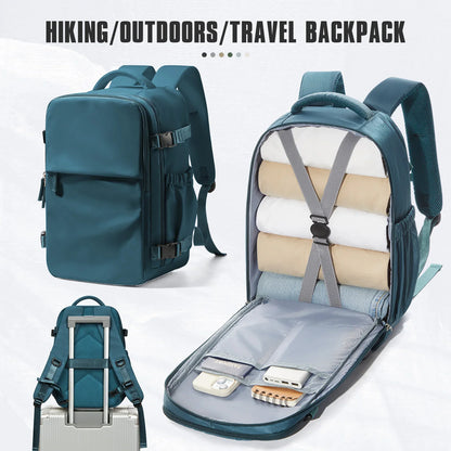 Rugzak als handbagage met organizer binnenin