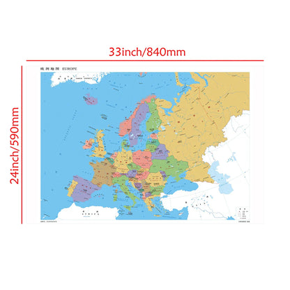 Wereldkaart met antieke cartografie – Historisch gevoel