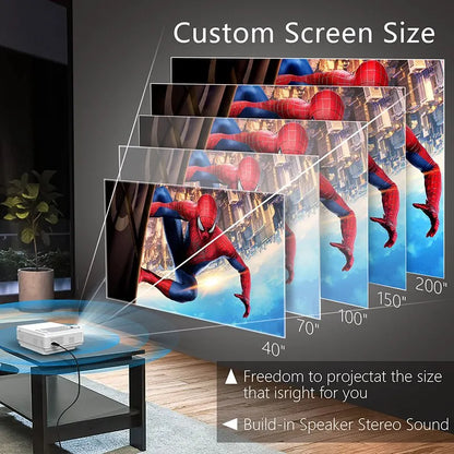 Multifunctionele projector voor woonkamer