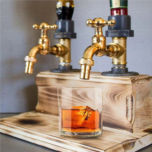 Drankdispenser met rieten mand – Perfect voor picknicks