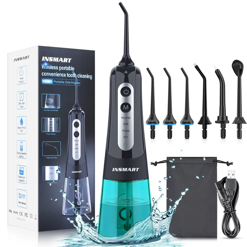 Tandsteen Verwijderaar - INS SMART Draagbare Waterflosser voor Perfecte Mondhygiëne