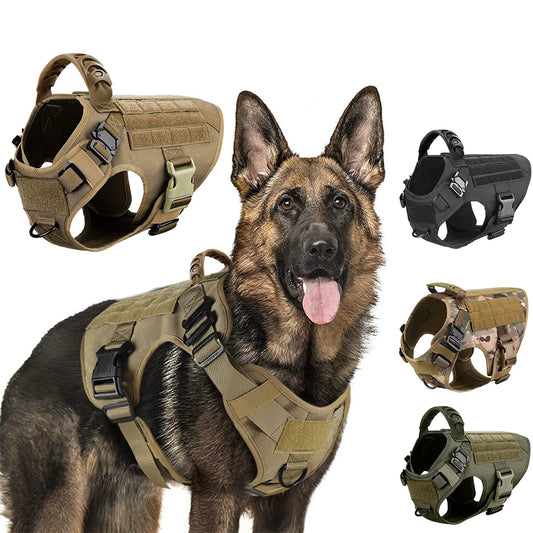 Honden tuigje met camouflage print – Stoere look