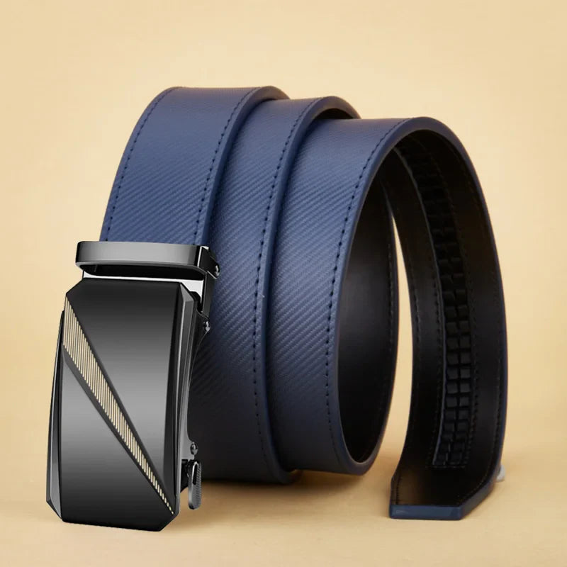 Riem heren met vintage messing gesp