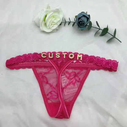 String met speelse print en naam – Uniek en vrolijk design