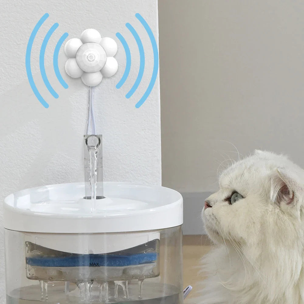 Water fontein kat met stille pomp – Voor rustige katten