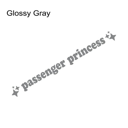 Auto stickers - Passenger Princess design voor persoonlijke uitstraling
