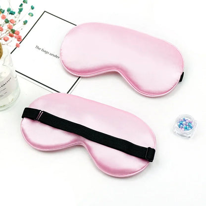 Luxe slaapmasker met zijde-afwerking