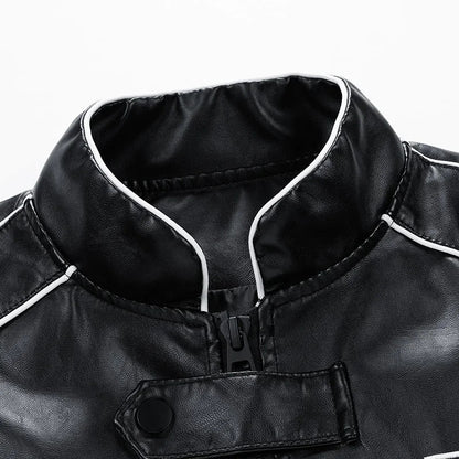 Vintage leren jas voor heren – Authentieke look