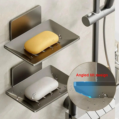 Zeep houder voor gastenbadkamer – Compact en netjes