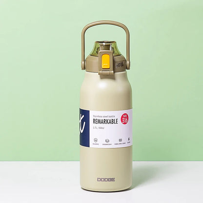 Thermosfles met clip – Bevestigbaar aan je tas