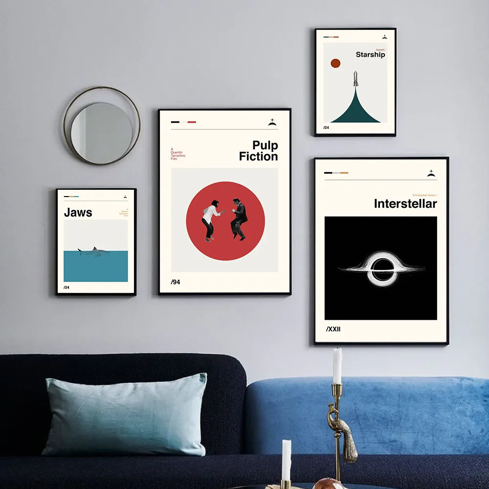 Poster met zonsondergang – Sfeervol en warm