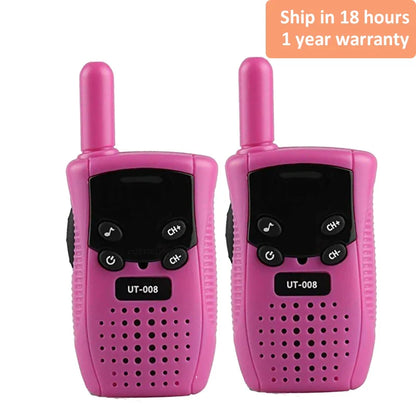 Action walkie talkie met handig draagkoord