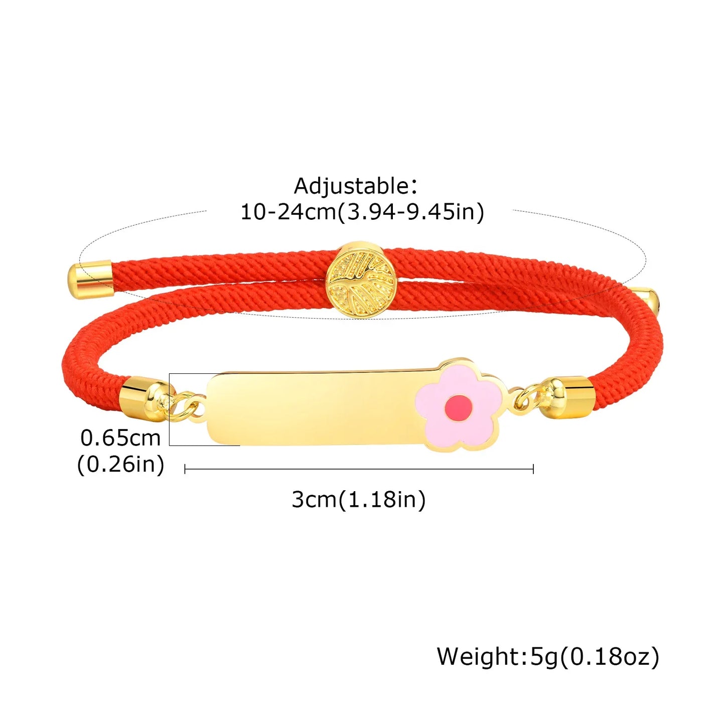 Subtiele armband met gravure voor hem of haar