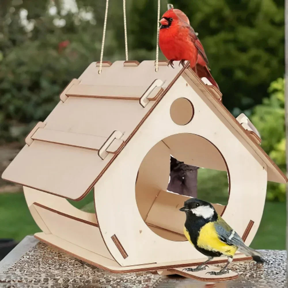 Vogelhuisje gamma met open bodem – Goede ventilatie