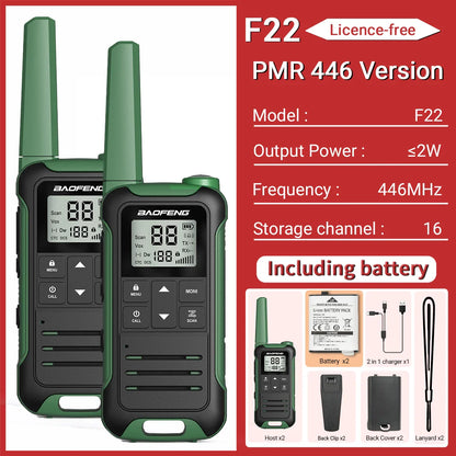 Alecto walkie talkies met CE-keurmerk