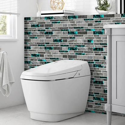 Toilet mozaiek tegels zwart-wit – Klassiek en stijlvol