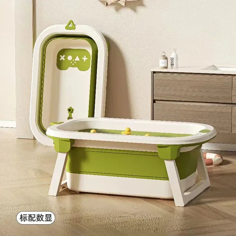 Compact babybadje met geïntegreerde thermometer