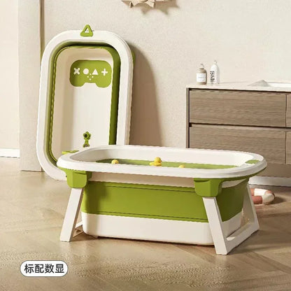 Compact babybadje met geïntegreerde thermometer