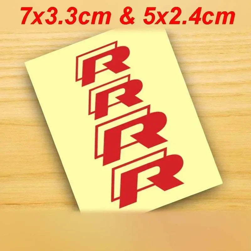 Auto stickers - Achterruit stickers met sportieve GTI en R-Line designs