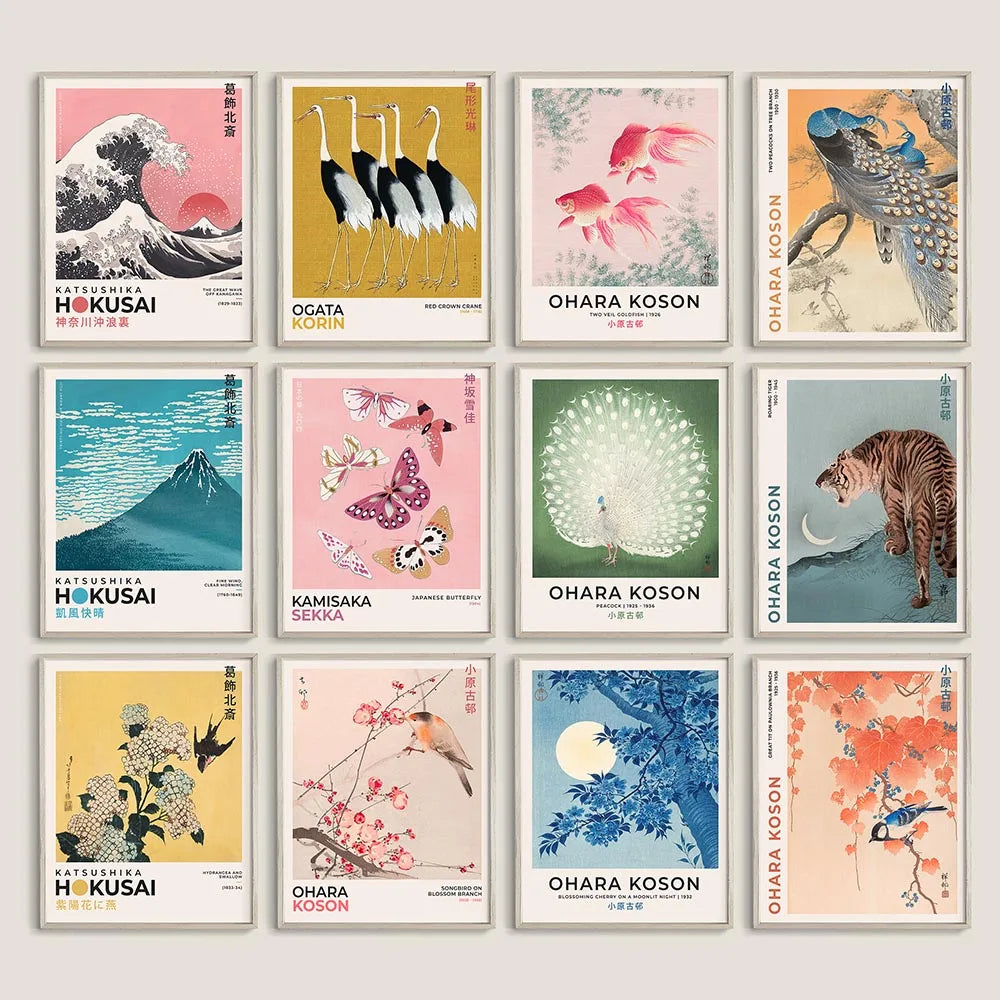 Poster met grafisch ontwerp in kleur