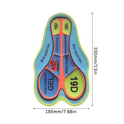 Fietszadel met antislip PU-oppervlak