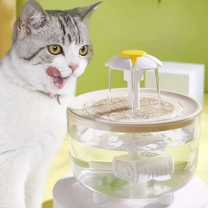 Luxe water fontein kat – Voor de verwende huisdier