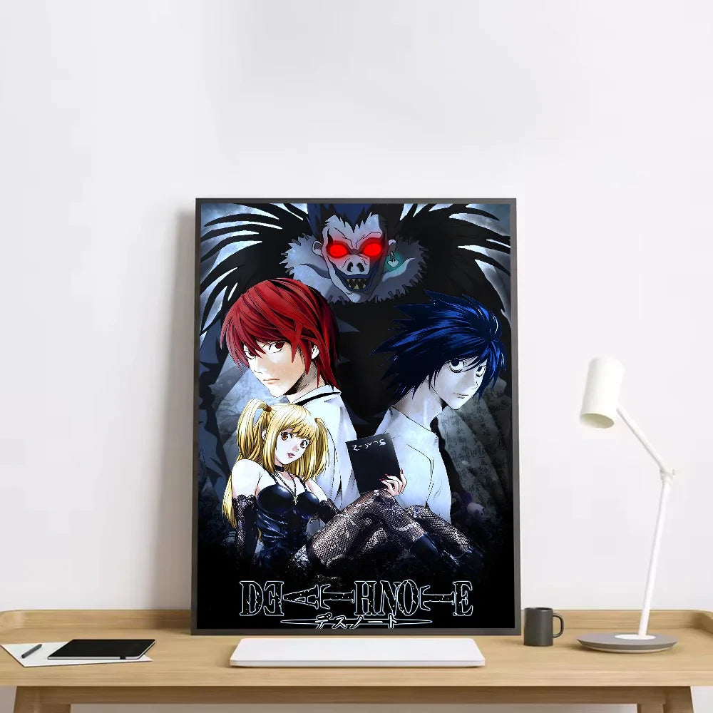 Grote poster voor boven het bed
