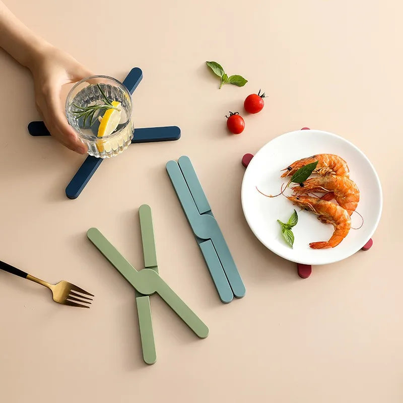 Opvouwbare onderzetters pan voor reis – Compact en licht