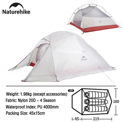 Action pop-up tent compact model – Past in elke rugzak