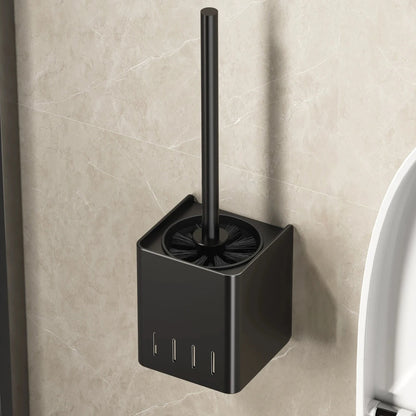 Toiletborstel in messing houder – Klassiek en luxe